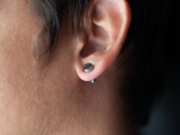 earlobe hard after piercing
